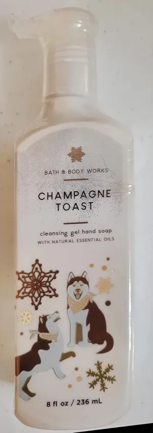 Bath & Body Works Deep Cleansing Gel Hand Soap 2 Pack 8 oz. (Champagne Toast)