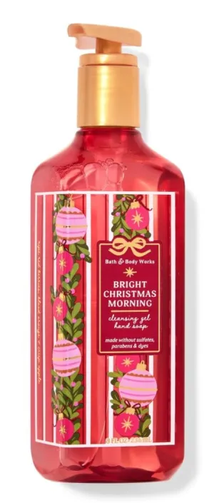 Bath and Body Bright Christmas Morning Cleansing Gel Hand Soap - 8 Fl Oz | Scented with Natural Essential Oils