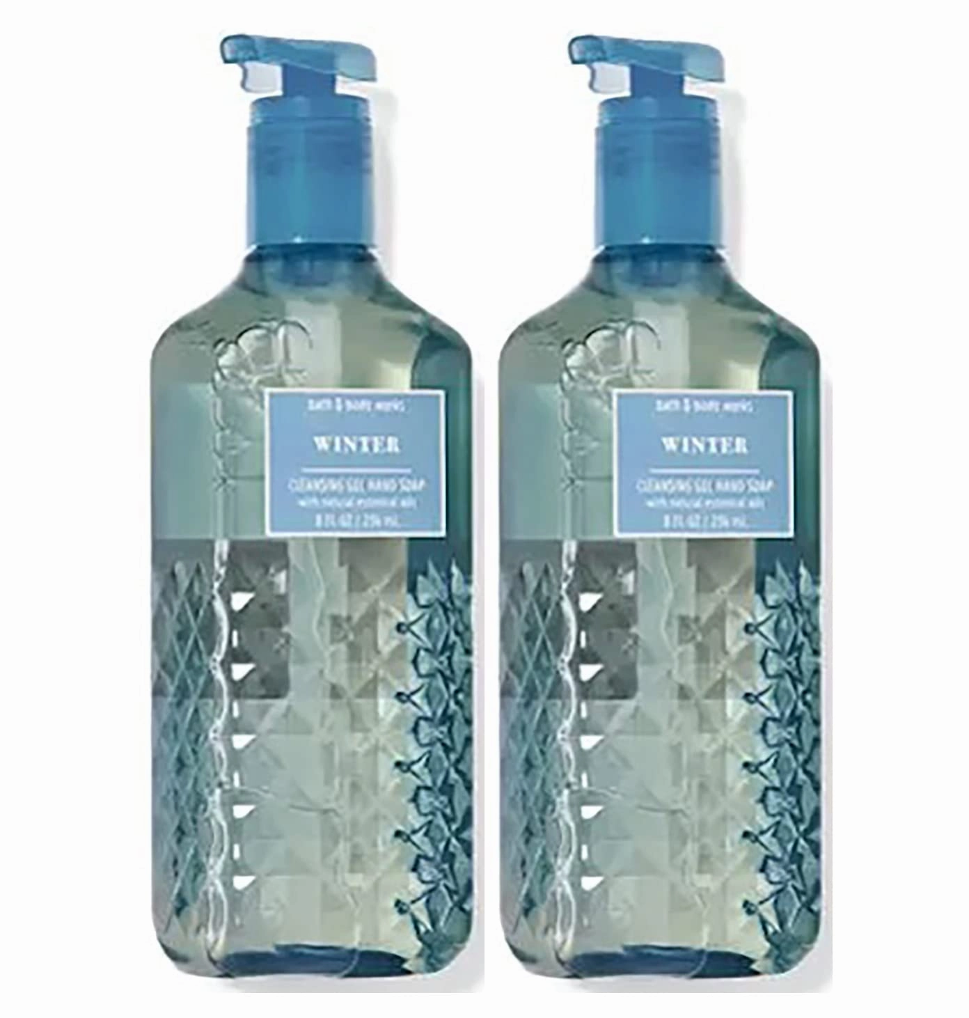 Bath & Body Works Deep Cleansing Gel Hand Soap 2 Pack 8 oz. (Winter) 16.0 Fl Oz