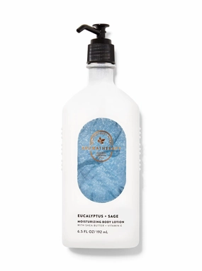 Bath and Body Works Aromatherapy Eucalyptus & Sage Body Lotion with Natural Essential Oils 6.5 Fluid Ounce (Eucalyptus & Sage)