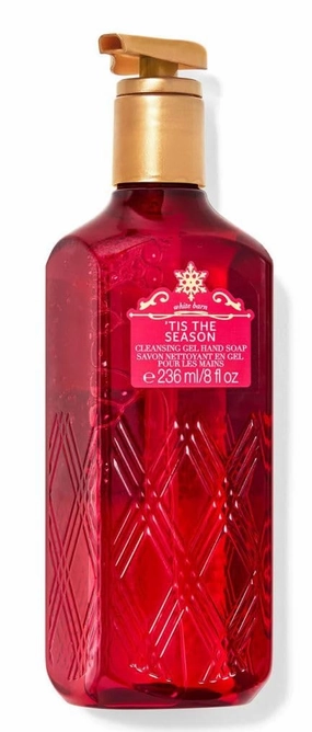 Bath Body Tis The Season Gentle Gel Hand Soap | 8 Fl Oz | Scented with Natural Essential Oils