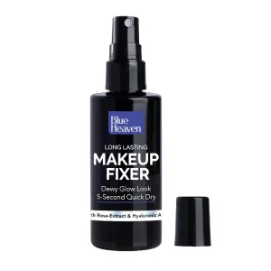 Bbllluuee Heaaaveeen Long-Lasting Makeup Fixer | Paraben Free & Sweat Proof | Infused with Vitamin E and Aloe Vera | Dewy Glow and Silk Matte Effect Setting Spray for Makeup | 60ml