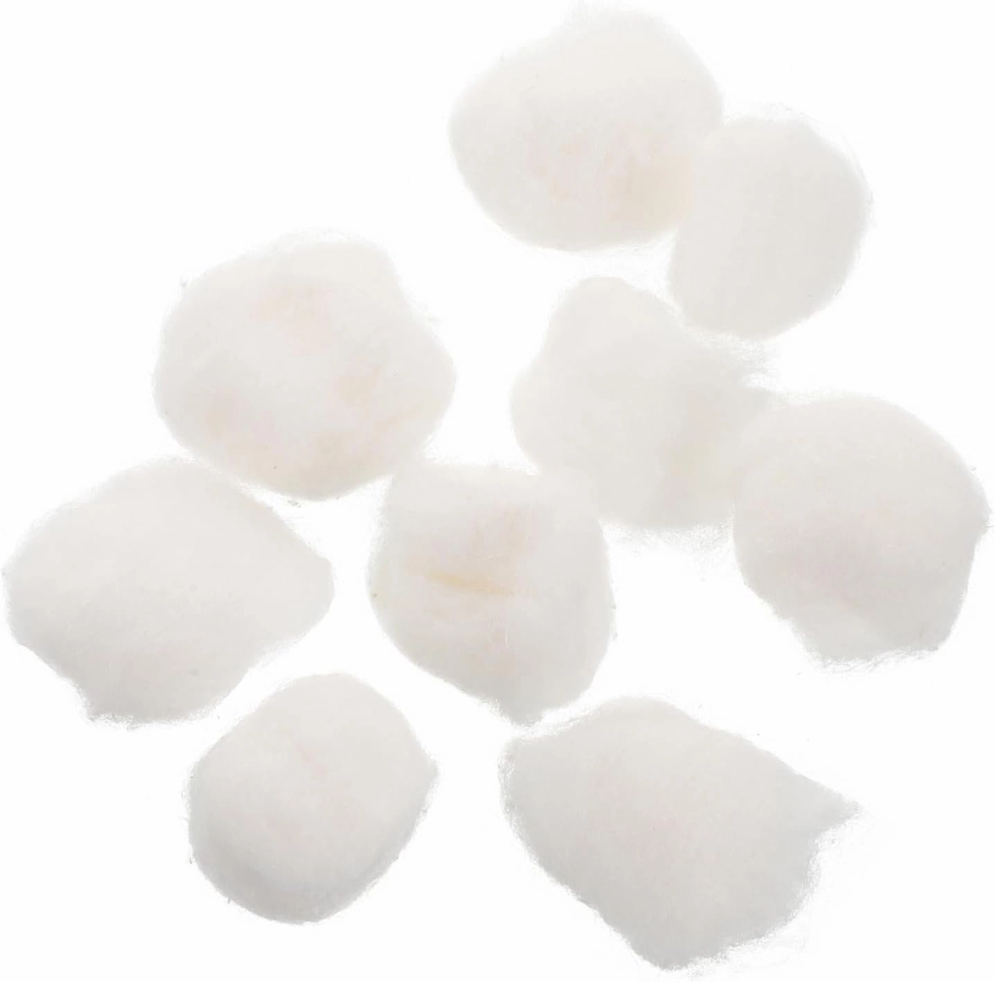 Beaupretty Medical Grade Nail Remove Cotton Balls 500g Absorbent Pure Cotton for Makeup Gel Polish Removal