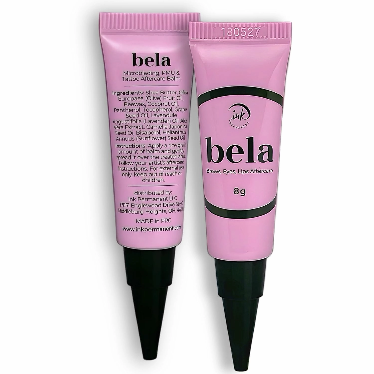 Bela Microblading Aftercare, PMU and Tattoo Healing Cream, Microblading Aftercare Ointment for Tattoo, Brows & Permanent Make Up Procedures, PMU Ointment for Healing, No Smell (5 pack)