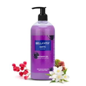Bella. vita. in. Date Woman Shower Gel, Luxury Collection Body Wash with Aloe Vera, Deep Cleansing Formula for All Skin Types