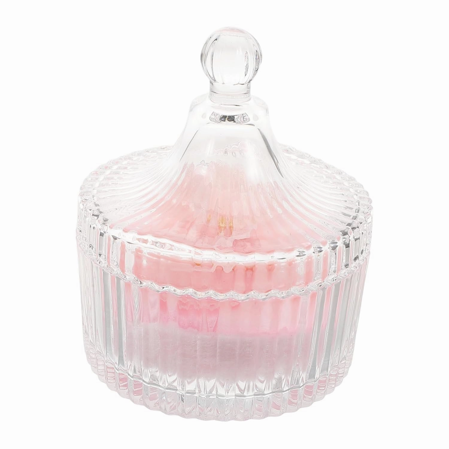 BESTYASH 1Set Cute Powder Puff with Glass Storage Jar Soft Velvet Dual Sided Design for Body Powder Includes Dustproof Container for Makeup Application and Gentle Touch to Delicate