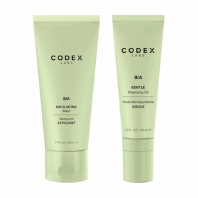 Bia 2.0 Skin Reset Duo, Exfoliating Face Wash 2.0 (100ml) & Gentle Cleansing Oil 2.0 (30ml) - Creamy Cleanser, Makeup Remover for Waterproof & Oil-Based Makeup - for Dry & Sensitive Skin