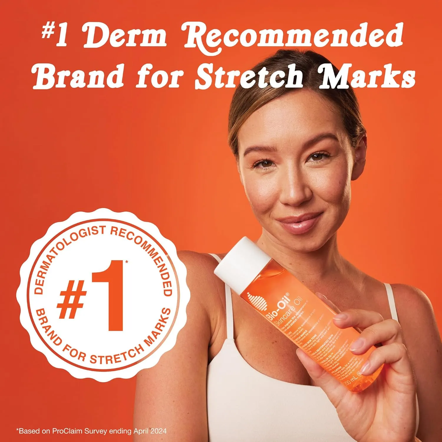 Bio-Oil Skincare Body Oil Serum, Face and Body Moisturizer with Vitamin E & A, for Scars, Stretch Marks, Sensitive Skin, All Skin Types, Dermatologist Recommended, Non-Comedogenic, 6.7 Oz