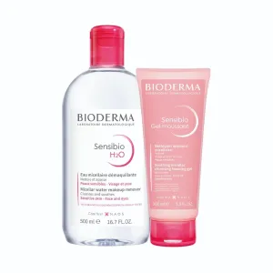 Bioderma - Sensibio - H2O Micellar Water - Makeup Remover Cleanser - Face Cleanser for Sensitive Skin