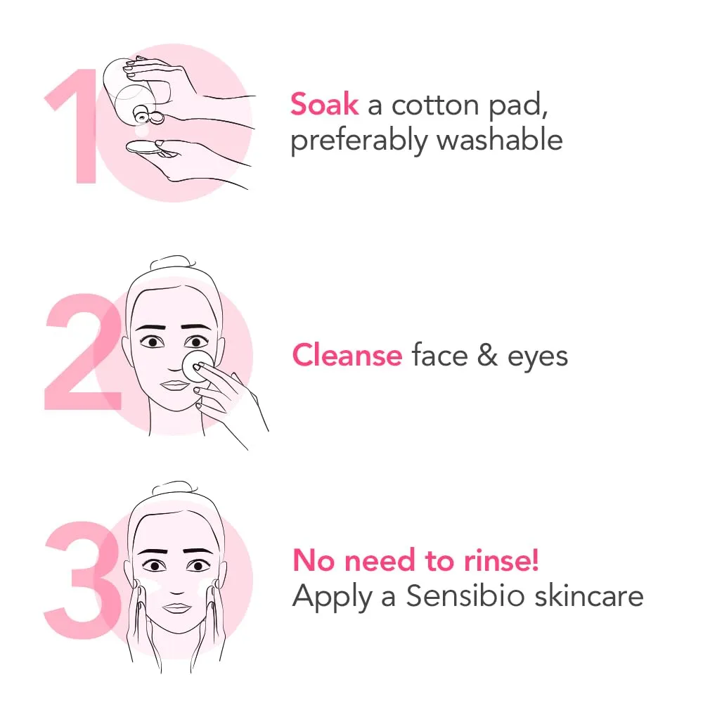 Bioderma - Sensibio - H2O Micellar Water - Makeup Remover Cleanser - Face Cleanser for Sensitive Skin