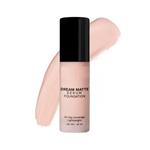 BK Medium Pure Ivory Serum Liquid Foundation, Matte & Poreless, 30 ml | Foundation for face make up infused |Water-Resistant,All Day Coverage |All Skin Types