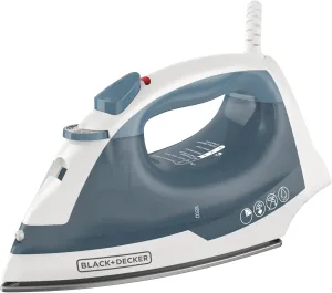 BLACK DECKER Easy Steam Compact Iron for Clothes, Automatic Shutoff, Nonstick Plate, Light Weight, 1200 Watts