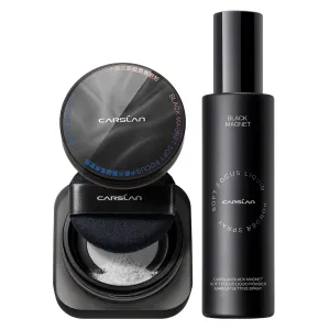 Black Magnet Soft Focus Make-up Powder Liquid Powder Makeup Setting Spray, 24HLongglasting, Oil Control, Waterproof, Summer Spray & Set Combo