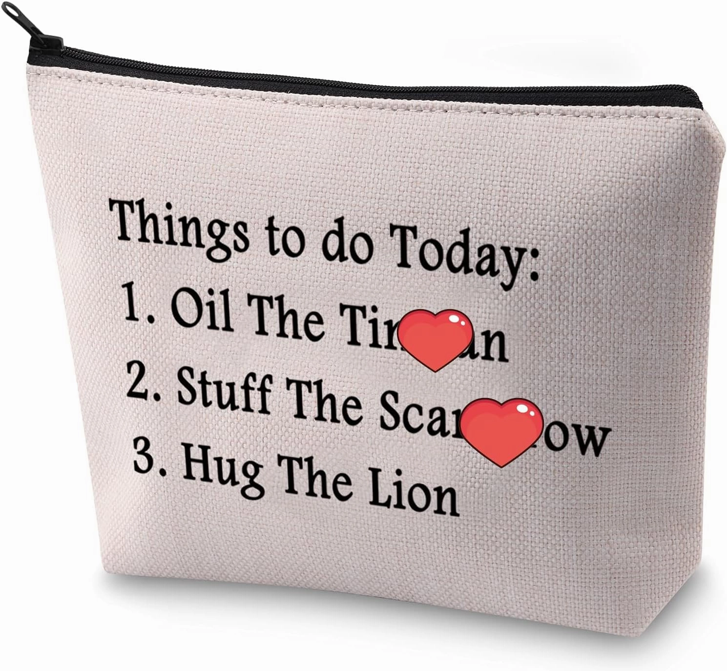 BLUPARK Wizard Gift Oil The T M Stuff The Scarec Hug The Lion Makeup Bag for Fans (Things to do Today)