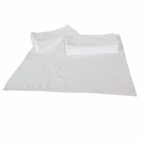 Body Linen Diaper Style Soft Facial Cloths. Loved by Estheticians and Home Users. Used to Apply, Cover, and Remove Facial Care and Rejuvenation Products. 1 Dozen per Package.
