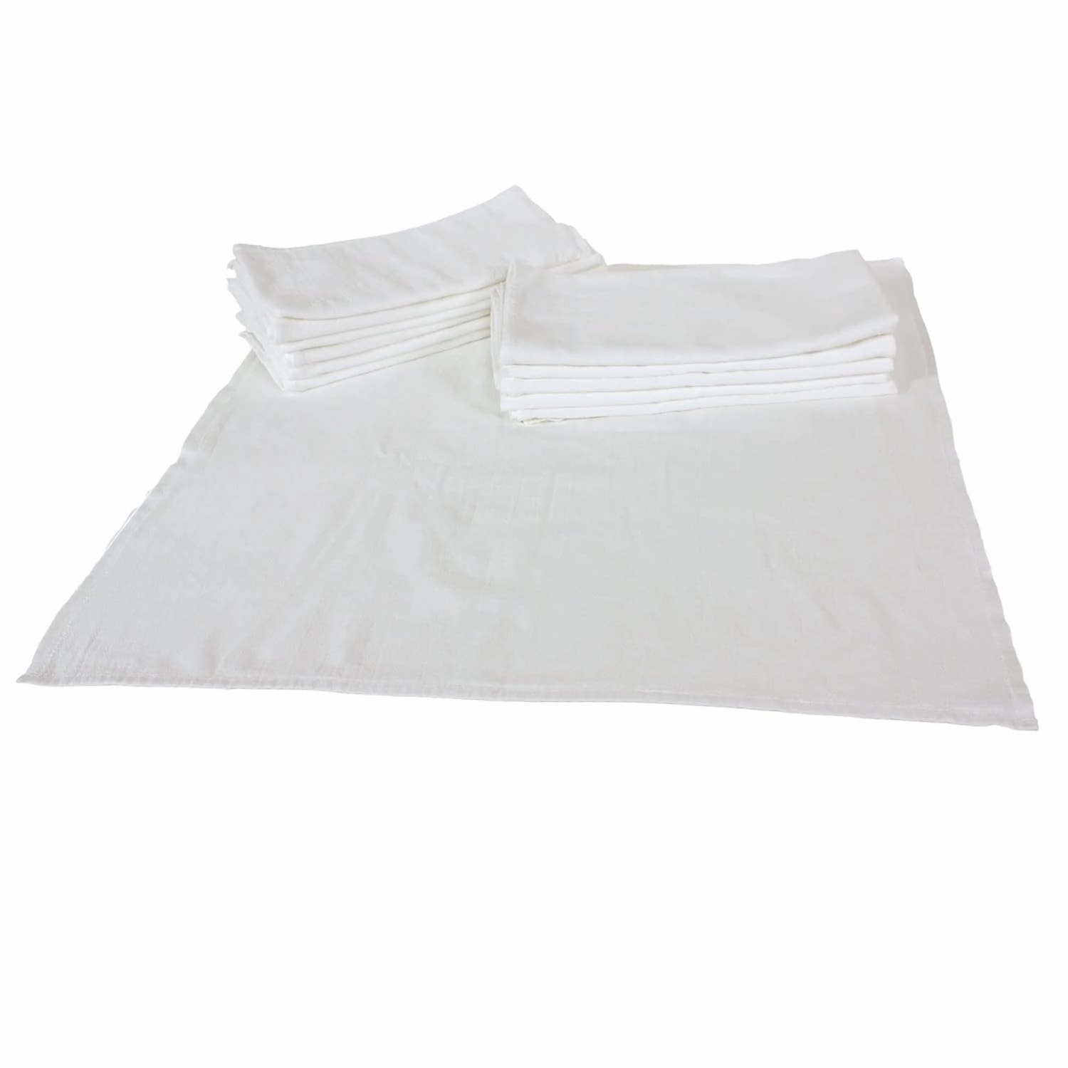 Body Linen Diaper Style Soft Facial Cloths. Loved by Estheticians and Home Users. Used to Apply, Cover, and Remove Facial Care and Rejuvenation Products. 1 Dozen per Package.