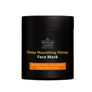 Bryan & Candy New York Deep Nourishing Honey Face Mask With Organic Honey, Calendula & Grape Seed Extract (100 Gm) 100 G (Pack Of 1)