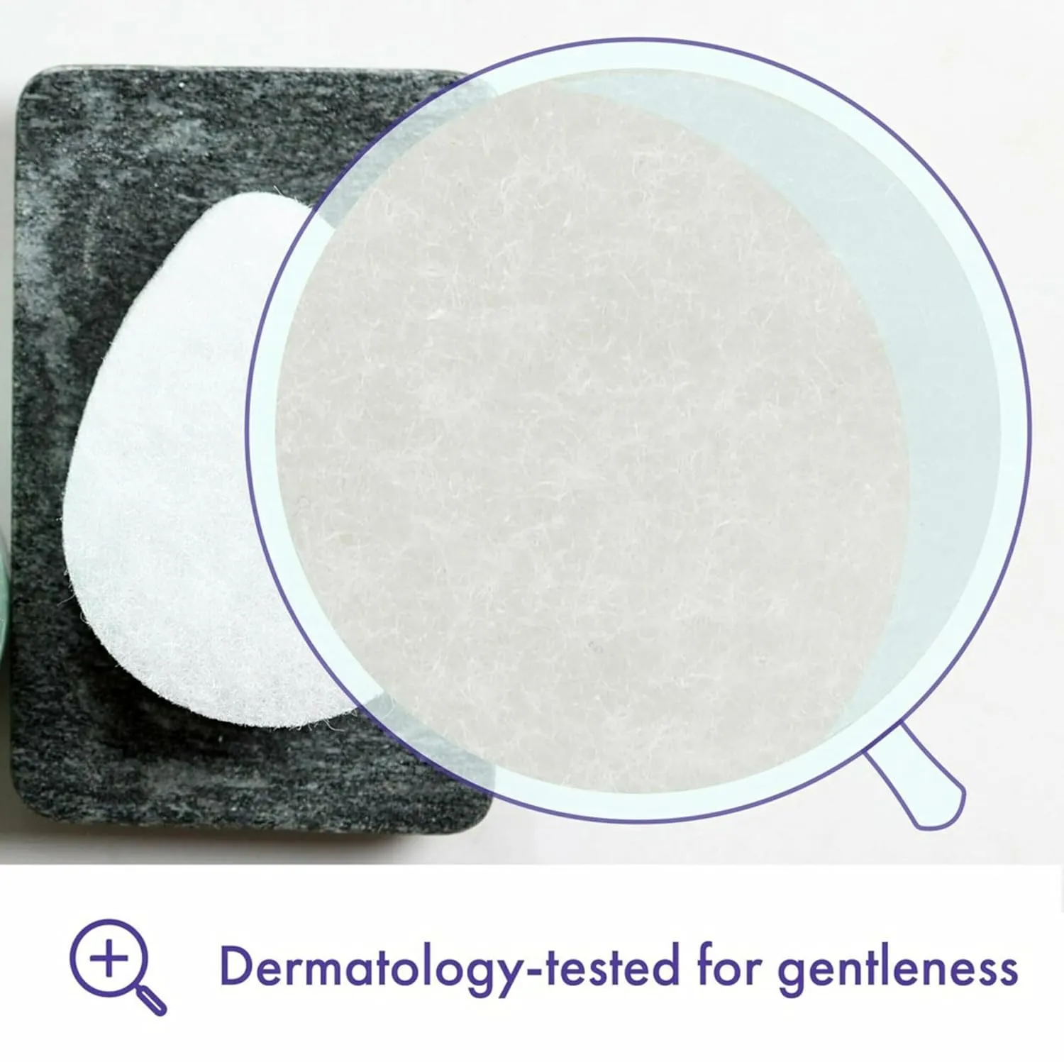 Buf-Puf Facial Sponge, Dermatologist Developed, Removes Deep Down Dirt & Makeup That Causes Breakouts and Blackheads, Reusable, Exfoliating, White, 6 Count
