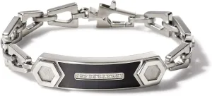 Bulova Mens Precisionist Stainless Steel Tuning Fork Chain Link ID Bracelet