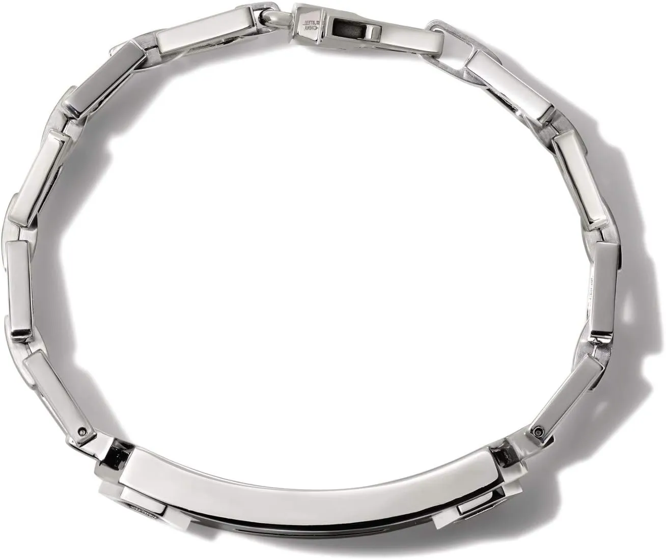 Bulova Mens Precisionist Stainless Steel Tuning Fork Chain Link ID Bracelet