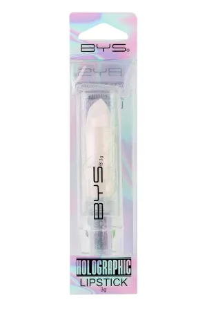 BYS Holographic Lipstick - Unicorn Glitter Sheer Pink