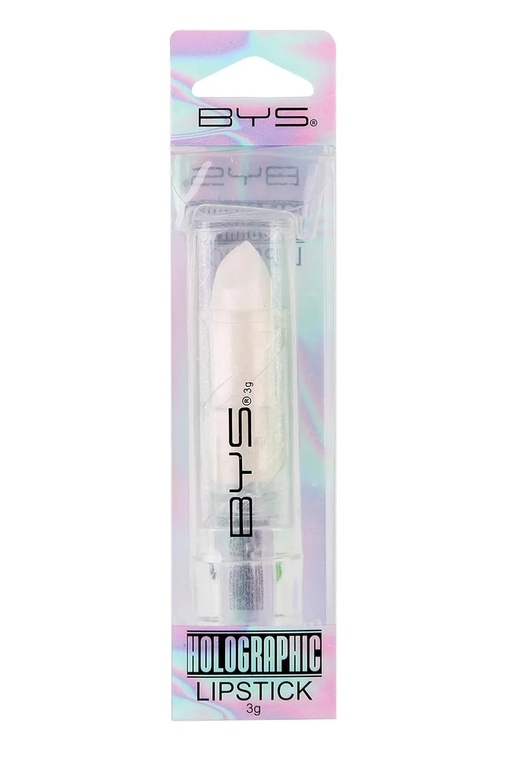 BYS Holographic Lipstick - Unicorn Glitter Sheer Pink