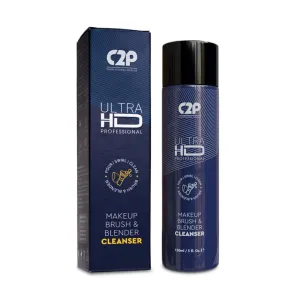 C.2.P Ultra HD Makeup Brush Cleaner Liquid – 150ml | Professional Waterless Cleanser for Brushes & Sponges | Quick-Dry Formula | Removes Dirt, Oil & Makeup Residue