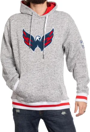 Calhoun NHL Surf & Skate Mens Muskoka Team Striped Premium Pullover Hoodie