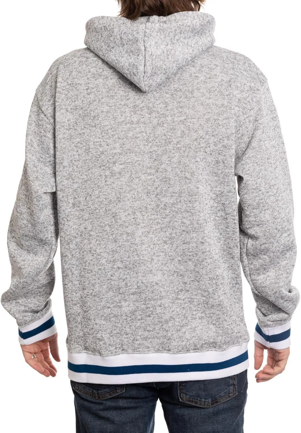 Calhoun NHL Surf & Skate Mens Muskoka Team Striped Premium Pullover Hoodie