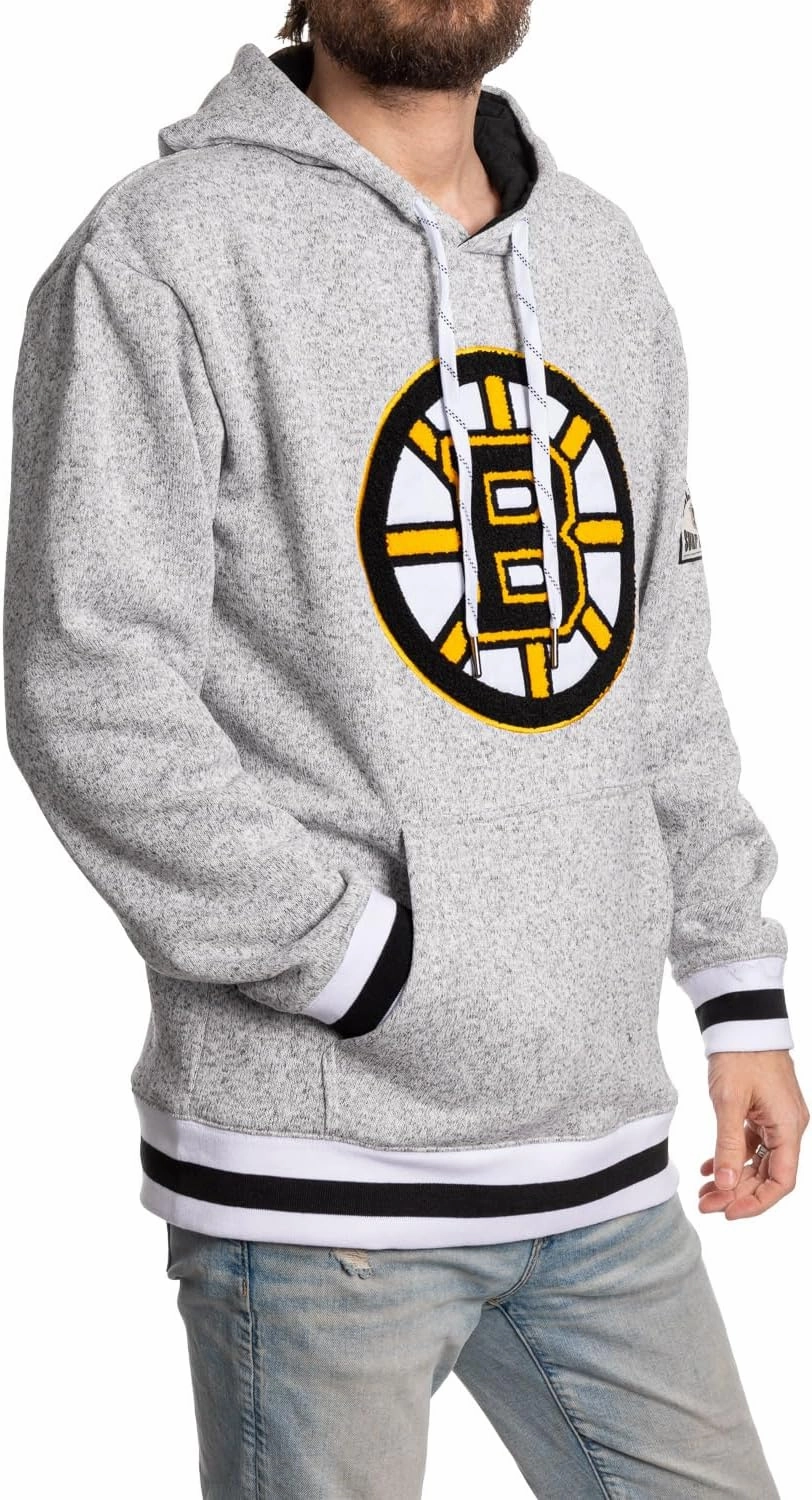 Calhoun NHL Surf & Skate Mens Muskoka Team Striped Premium Pullover Hoodie