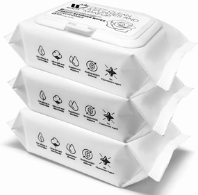 Care Flushable Wipes for Women – 25 Sheets, Fragrance-Free Face Wipes that Deep Clean Impurities, Remove Makeup, Hydrate, and Purify Skin for a Fresh Feel