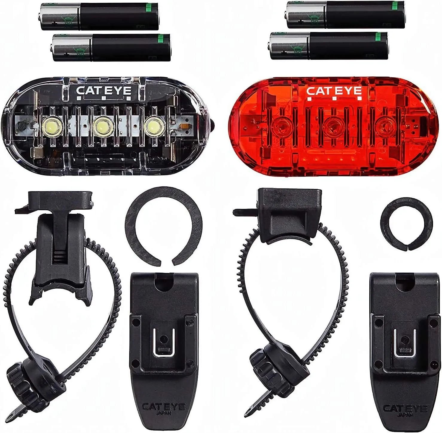 CATEYE Omni 3 Bike Safety Light – IPX4 Waterproof 3 LED Safety Light with 360° Visibility, Multiple Flashing Modes, AAA Battery, 200  Hour Runtime, Fits Road, Urban, MTB & Kids Bikes