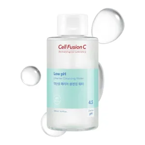 Cell Fusion C Low pH pHarrier Cleansing Water, pH Balancing Cleansing Water for Sensitive Skin, Gentle Exfoliation with PHA, No Eye Irritation, 16.9 fl.oz