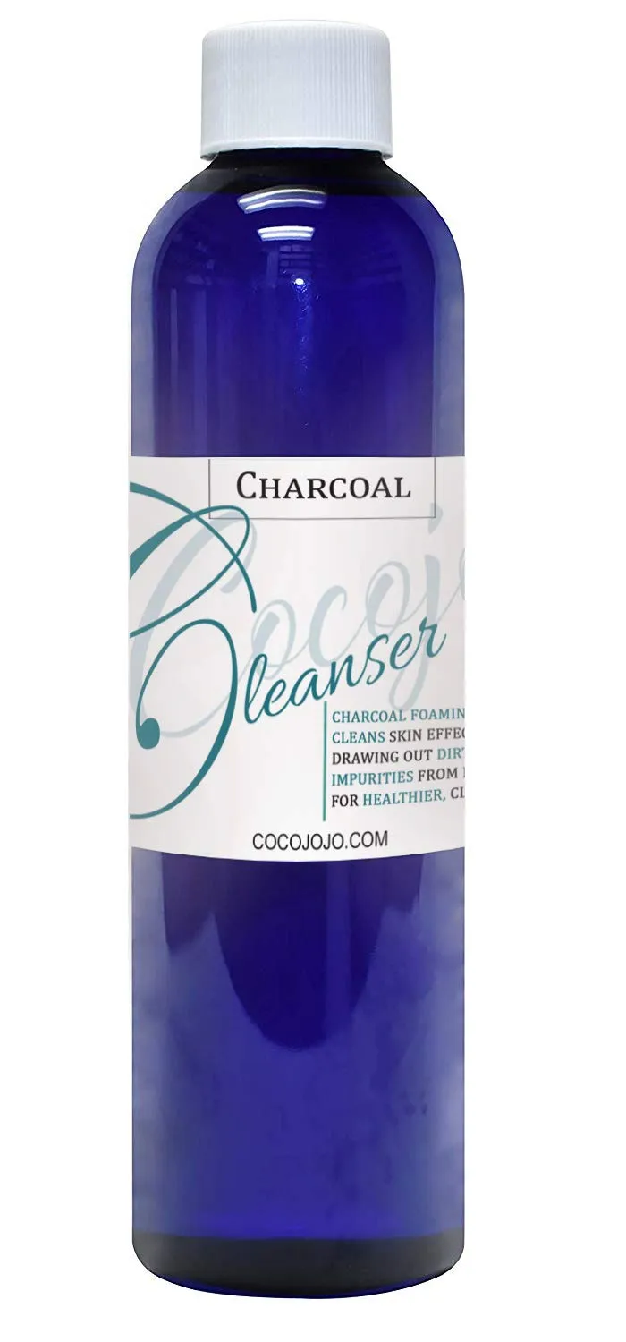 Charcoal Micellar Water - Cruelty Free - Micellar Cleansing Water for Oily Skin, Dry Skin - Makeup Remover, Eye and Face Makeup Removal - COCOJOJO MICELLAR CLEANSING WATER WITH ACTIVATED CHARCOAL