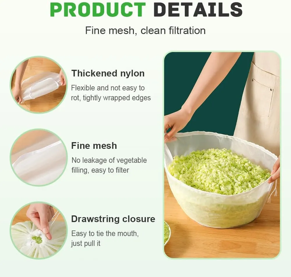 Cheese Cloths, 2025 New Upgrade Cheese Cloth Bag for Straining, Cheesecloths Nut Milk Bag Reusable, Cheesecloth for Straining, Dumpling Fillings, Juicing and Cooking (19.29 inch-3pcs)