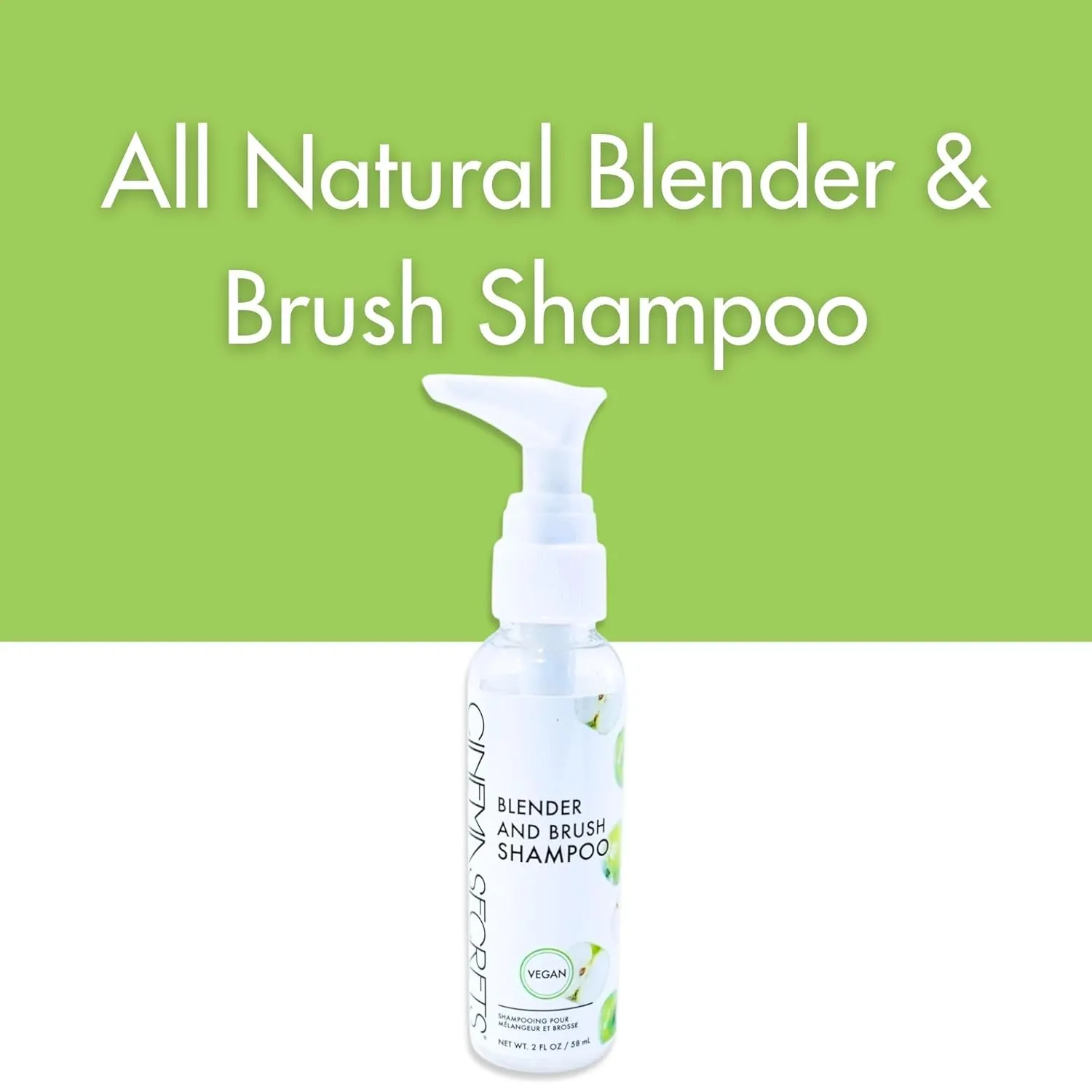 Cinema Secrets Vegan Makeup Brush Cleaner - Sponge & Makeup Brush Shampoo for Deep Cleansing - Removes Build-Up & Stains - Gentle & Cruelty-Free Beauty Tools Accessories