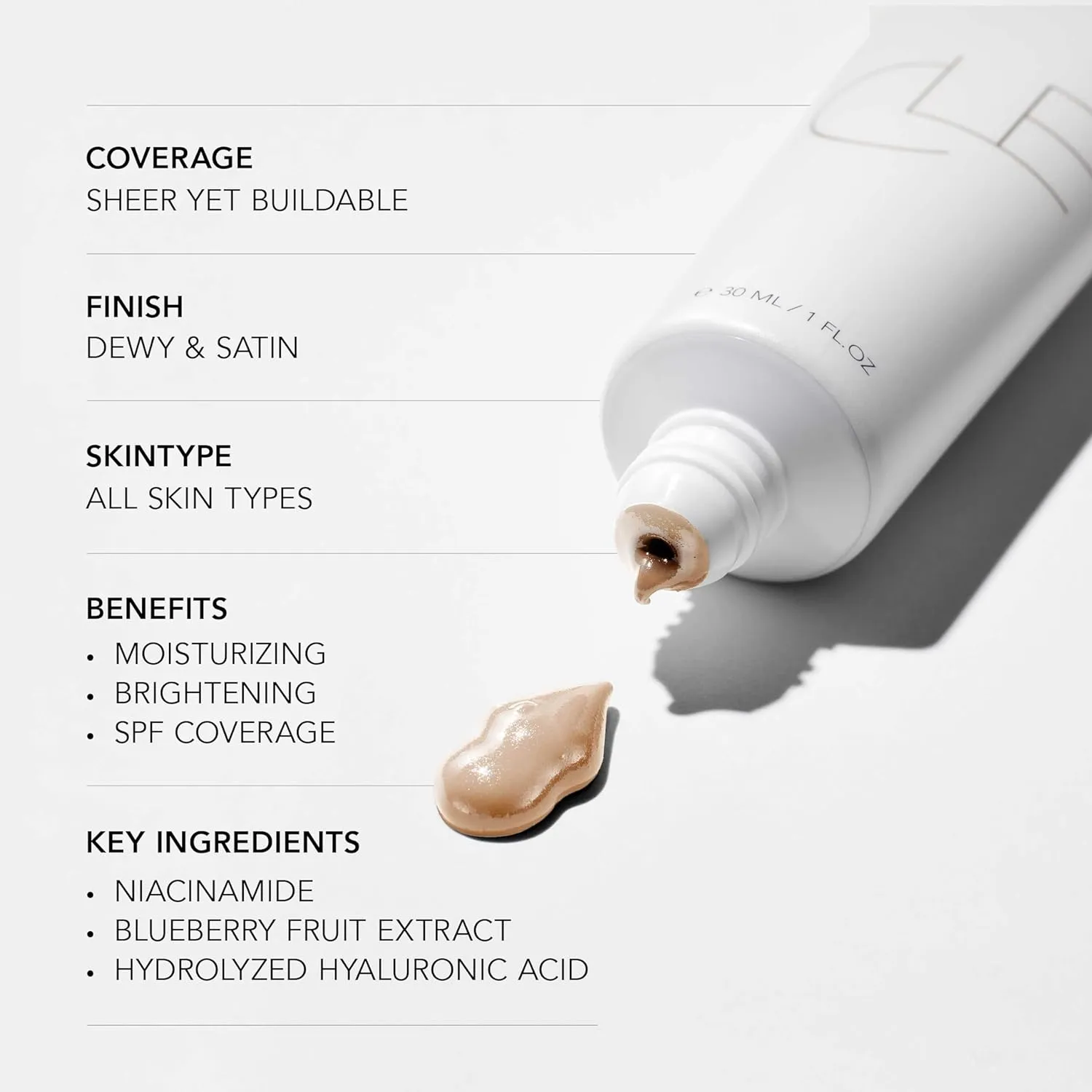 CLE Cosmetics CCC Cream (Neutral Light 103 / SPF 50) - Color Correcting, Hydrating Hybrid CC Cream with Sunscreen - Light to Medium Coverage Foundation - 1 fl oz