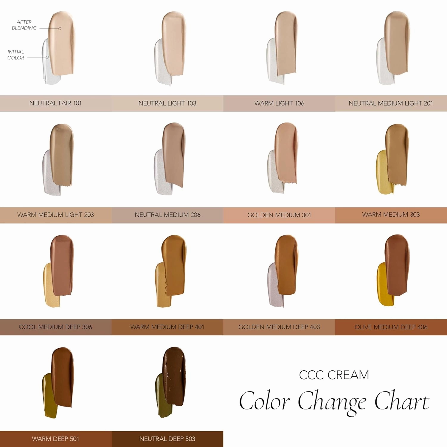 CLE Cosmetics CCC Cream (Cool Medium Deep 306 / SPF 50) - Color Correcting CC Cream with Sunscreen - Lightweight, Hydrating, Light to Medium Coverage Foundation - BB & CC Cream Hybrid - 1 fl oz