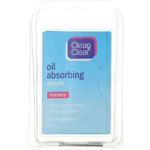 CLEAN & CLEAR Oil Absorbing Sheets 50 Each (Pack of 10)