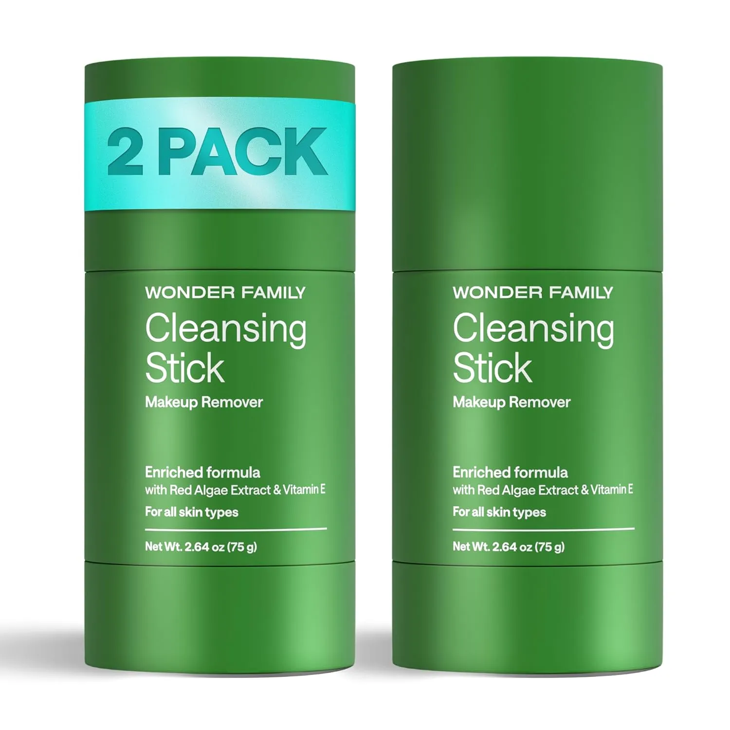 Cleansing Gel Makeup Remover Stick - Melt Cosmetics with Travel Size Facial Cleanser for Sensitive Skin - Cleansing Balm - Clean Makeup Travel Face Cleanser Balm - Paraben, Sulfate Free, 2 Pack