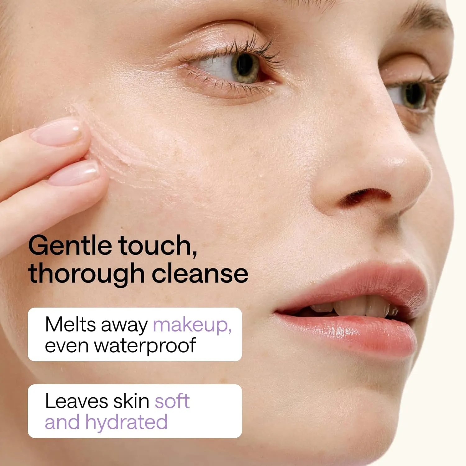 Cleansing Gel Makeup Remover Stick - Melt Cosmetics with Travel Size Facial Cleanser for Sensitive Skin - Cleansing Balm - Clean Makeup Travel Face Cleanser Balm - Paraben, Sulfate Free