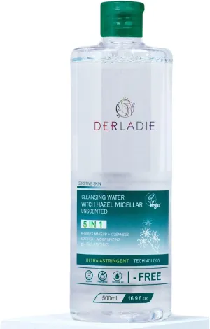 Cleansing Water with Witch Hazel Micellar Vegan Formula 500ml / 16.9 fl.oz