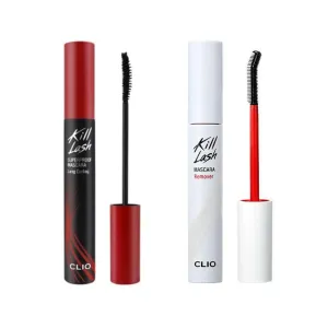 CLIO Long & Curl up Waterproof Black Mascara   Mascara Remover
