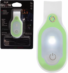 Clipglow Nurse Light Clip On Nursing Night Shift Light, Bright, Lightweight Magnetic, Portable, USB Rechargeable Flashlight for Badge, 8-10 Hours Battery|4 Light Settings 10-25 Lumens Nurse Gift|Green