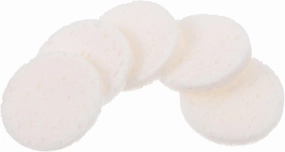 CLISPEED 50Pcs Facial Sponges for Cleansing and Makeup Removal Soft Comfortable Face Cleaning White for Gentle Skin Care and Spa Use