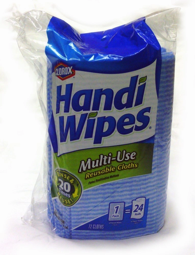 Clorox Handi Wipes Multi-Use Reusable Cloths - 72 count(Pack of 2)
