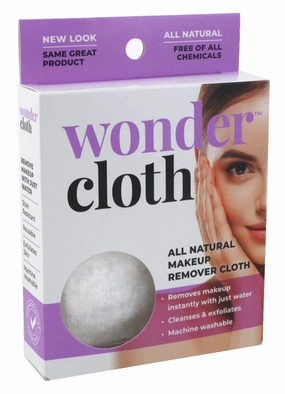 Cloth (Pack of 6) - All Natural Make-Up Remover Cloth, Removes Makeup Instantly with Just Water, Cleanses and Exfoliates, Machine Washable