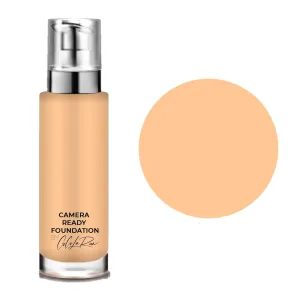 CoCo La Rue Camera Ready Hi-Def Foundation Flawless Coverage Oil Free Liquid Foundation Full Coverage for Home Office Casual Parties Film and Pictures (CLR C45 Warm Yellow)