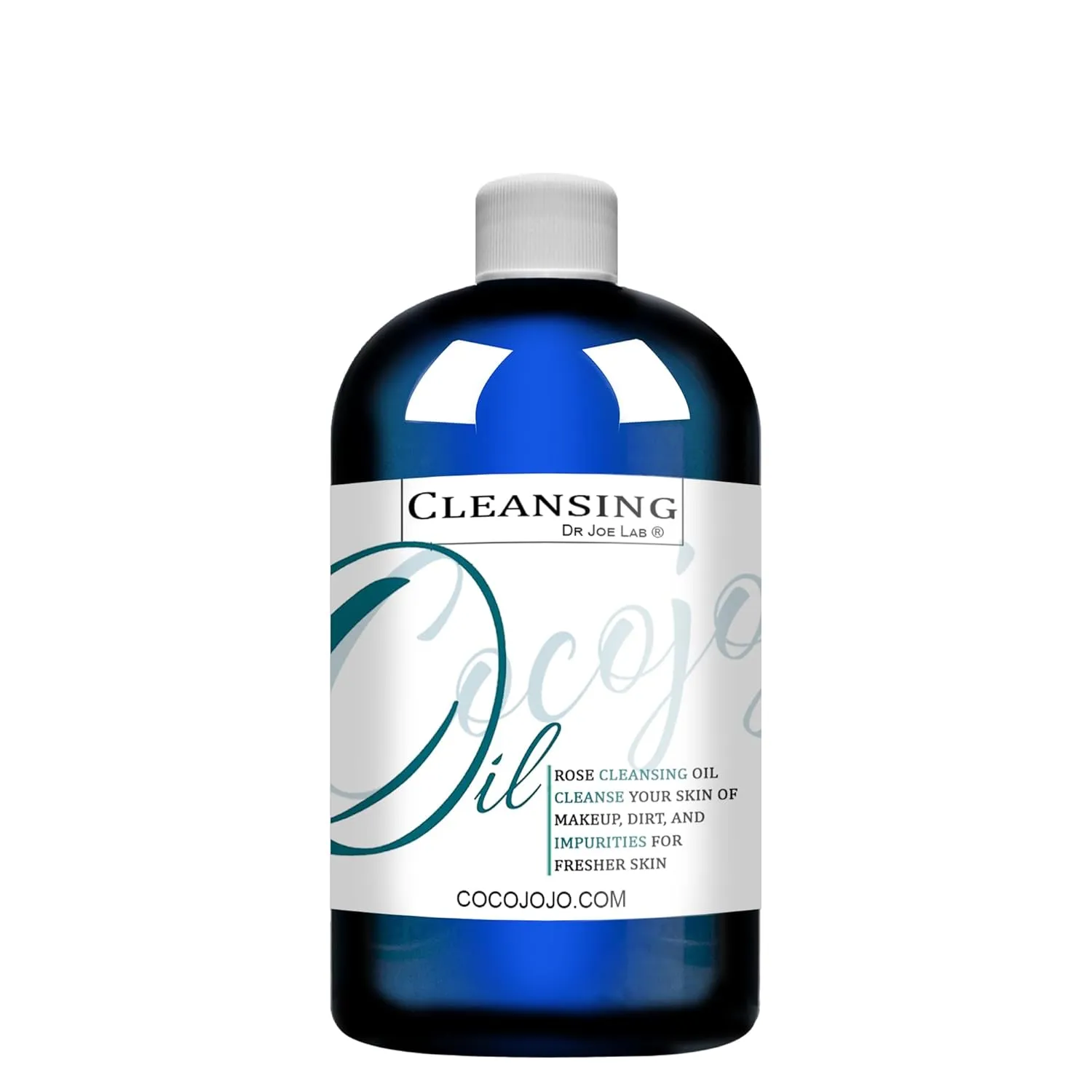 cocojojo Cleansing Oil Makeup Remover - 8 oz Rosehip Cleansing Oil for Face Cleansing Facial Cleanser Face Wash Oil Cleanser with Rose Hip Oil - All Skin Types ROSE CLEANSING OIL