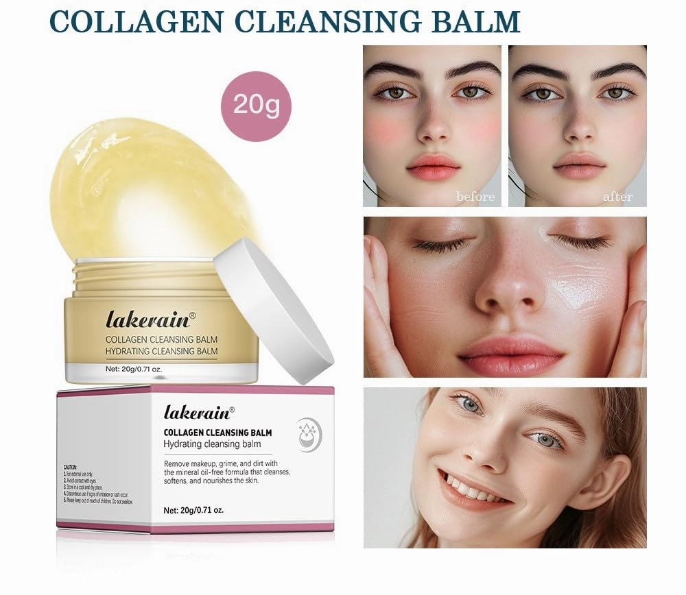 Collagen Infused Cleansing Balm - Hydrating Makeup Remover & Deep Nourishing Treatment (#1)
